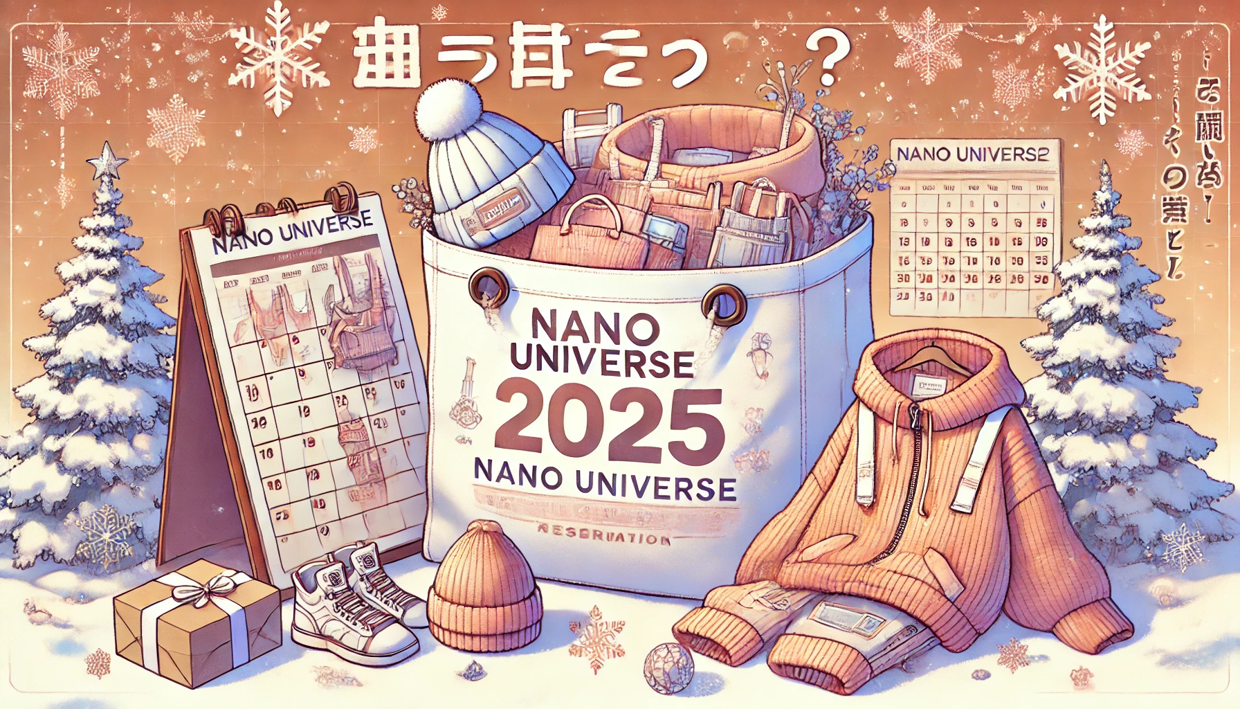 ナノユニバース　福袋　2025年　予約　いつから